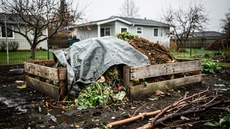 Faut-il vraiment bâcher un tas de compost l'hiver dans l'ouest pluvieux ?
