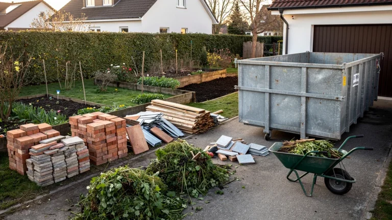 La benne que j'ai failli commander avant de trier mes déchets de chantier