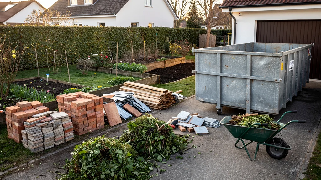 La benne que j'ai failli commander avant de trier mes déchets de chantier